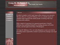 CRAIG MC REARY website screenshot