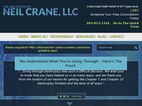 NEIL CRANE website screenshot