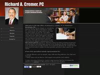 RICHARD CREMER website screenshot