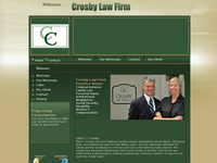 JOE CROSBY website screenshot