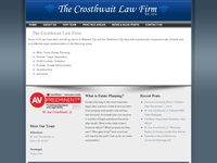 M CROSTHWAIT website screenshot