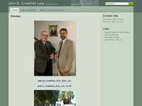 JOHN CROWTHER website screenshot