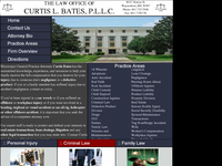CURTIS BATES website screenshot