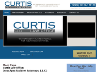 GEORGE CURTIS website screenshot