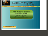CURTIS MARTIN website screenshot