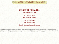 GABRIEL CUSANELLI website screenshot