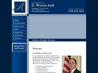D WARREN AULD website screenshot