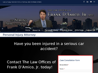 FRANK D'AMICO JR website screenshot