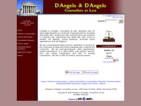 DANA D'ANGELO website screenshot