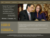 NICHOLAS DAMADEO website screenshot
