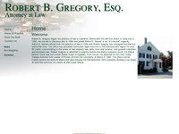 ROBERT GREGORY website screenshot