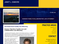 JANET DAMORE website screenshot