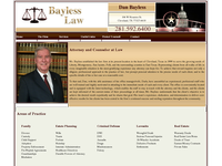 DAN BAYLESS website screenshot