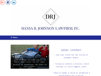 DANIA JOHNSON website screenshot