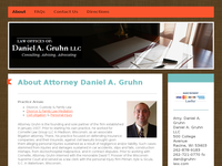DANIEL GRUHN website screenshot