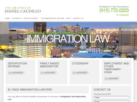 DANIEL CAUDILLO website screenshot