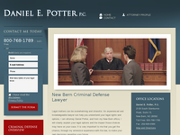 DANIEL POTTER website screenshot