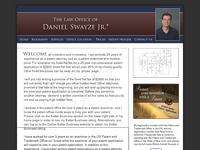DANIEL SWAYZE website screenshot