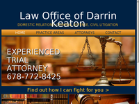 DARRIN KEATON website screenshot