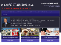 DARYL JONES website screenshot