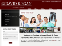 DAVID EGAN website screenshot