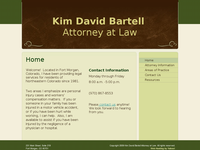 KIM DAVID BARTELL website screenshot