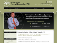 DAVID BRUNELLE website screenshot