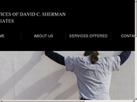 DAVID SHERMAN website screenshot