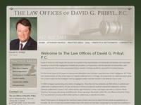 DAVID PRIBYL website screenshot