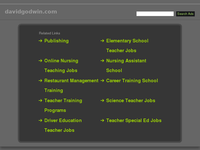 DAVID GODWIN website screenshot