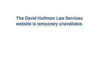 DAVID HUFFMAN website screenshot