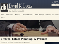 DAVID LUCAS website screenshot
