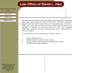 DAVID HART website screenshot