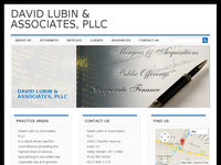 DAVID LUBIN website screenshot