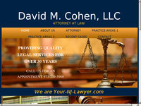 DAVID COHEN website screenshot