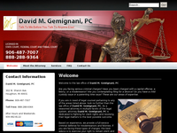 DAVID GEMIGNANI website screenshot