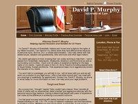 DAVID MURPHY website screenshot