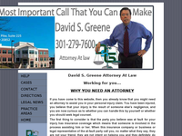 DAVID GREENE website screenshot