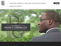 DAVID GARNES website screenshot