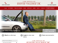DAVID VALDEZ website screenshot