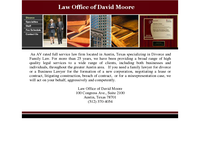 DAVID MOORE website screenshot