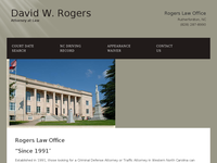 DAVID ROGERS website screenshot