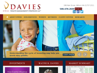WAYNE DAVIES website screenshot
