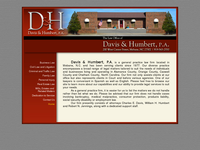 CHARLES DAVIS website screenshot