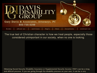 GARY DAVIS website screenshot