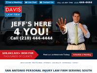 JEFF DAVIS website screenshot