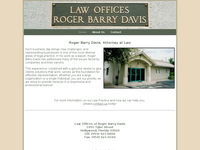 ROGER DAVIS website screenshot