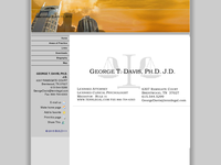 GEORGE DAVIS website screenshot