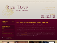 RICHARD DAVIS website screenshot