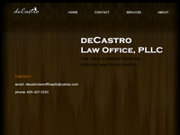 MANUEL DECASTRO JR website screenshot